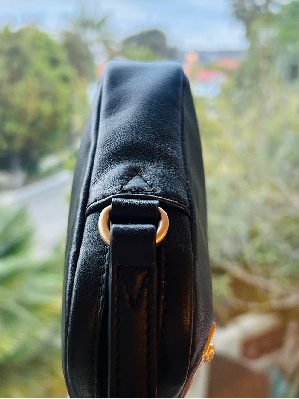 Marc by Marc Jacobs Goodbye Columbus Miru black leather Crossbody bag EUC - Picture 9 of 13